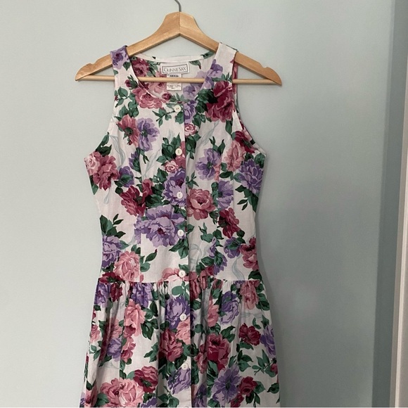 Gorgeous vintage Gunne Sax floral print cotton dress - Picture 9 of 9